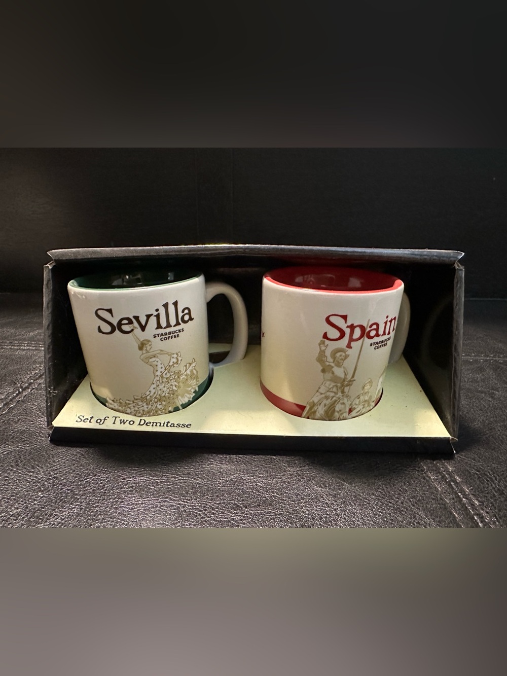 Starbucks Spain Sevilla Ceramic Espresso Set